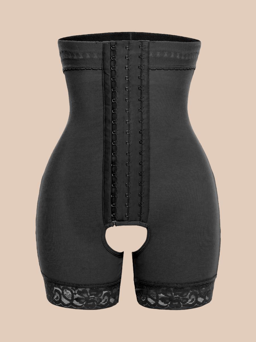 Women's Body Slimming Pants Waist Slimmer Shaper Postpartum Control Panties Open Bust Bodysuit