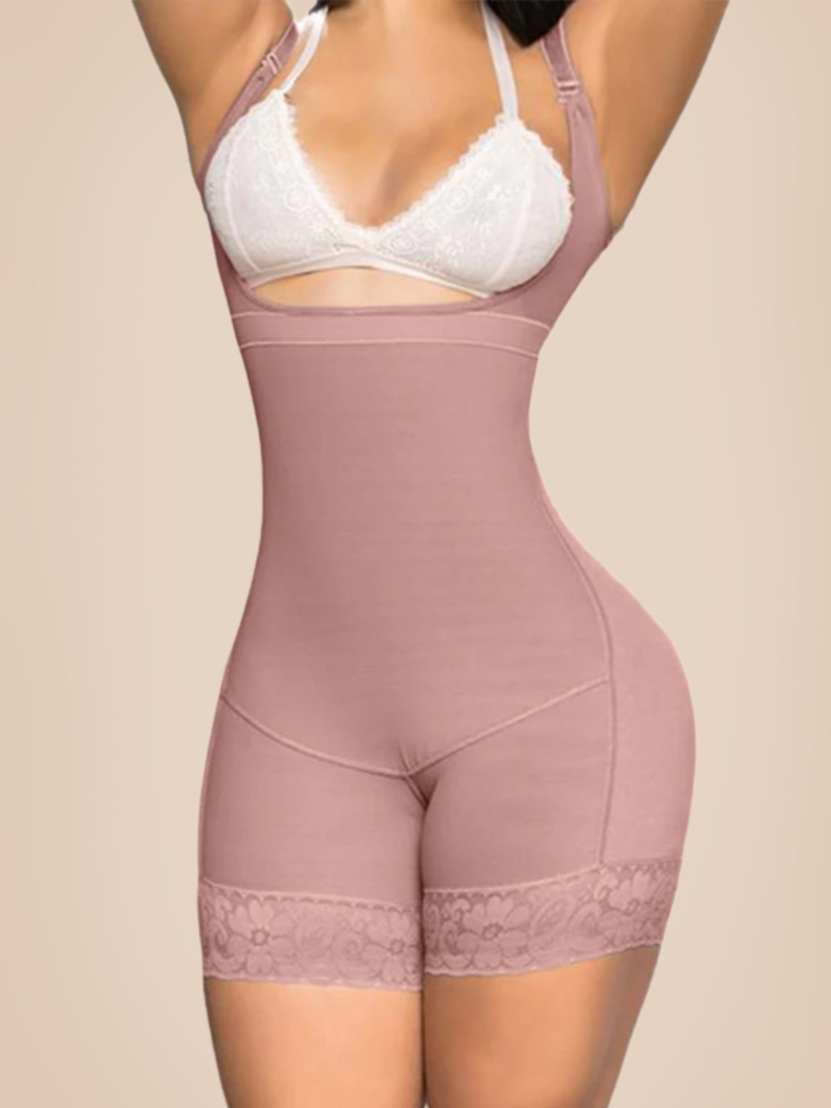 Liposculpture Invisible Girdle High-back Short - Light Line