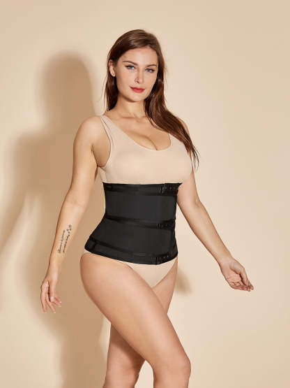 Velcro Waist Trainer Corset High Compression Tummy Wrap Belt