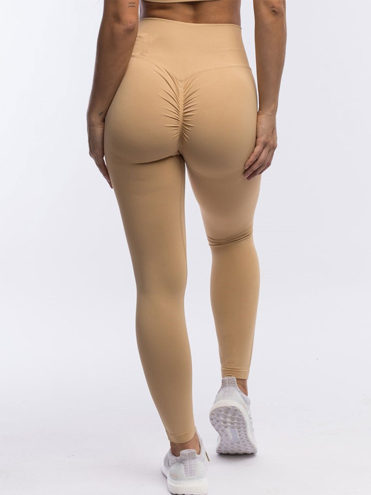 Women Peach Lift Seamless Workout Leggings High Waisted Scrunch Butt Yoga Pants Tights