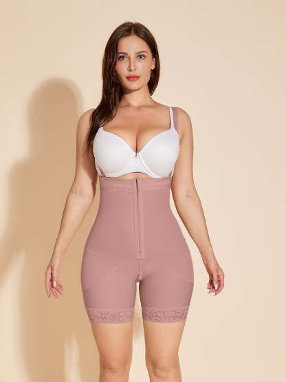 ChicCurve Women Shapewear Open Bust Tummy Control Bodysuit 