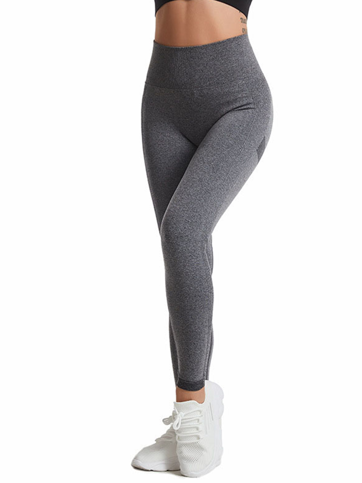 High Waist Abdomen, Hip Raise and Wrinkle Tight Fitness Pants