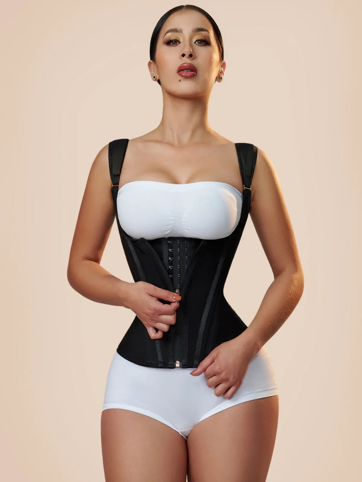 Extreme Latex Corset Waist Vest-ChicCurve