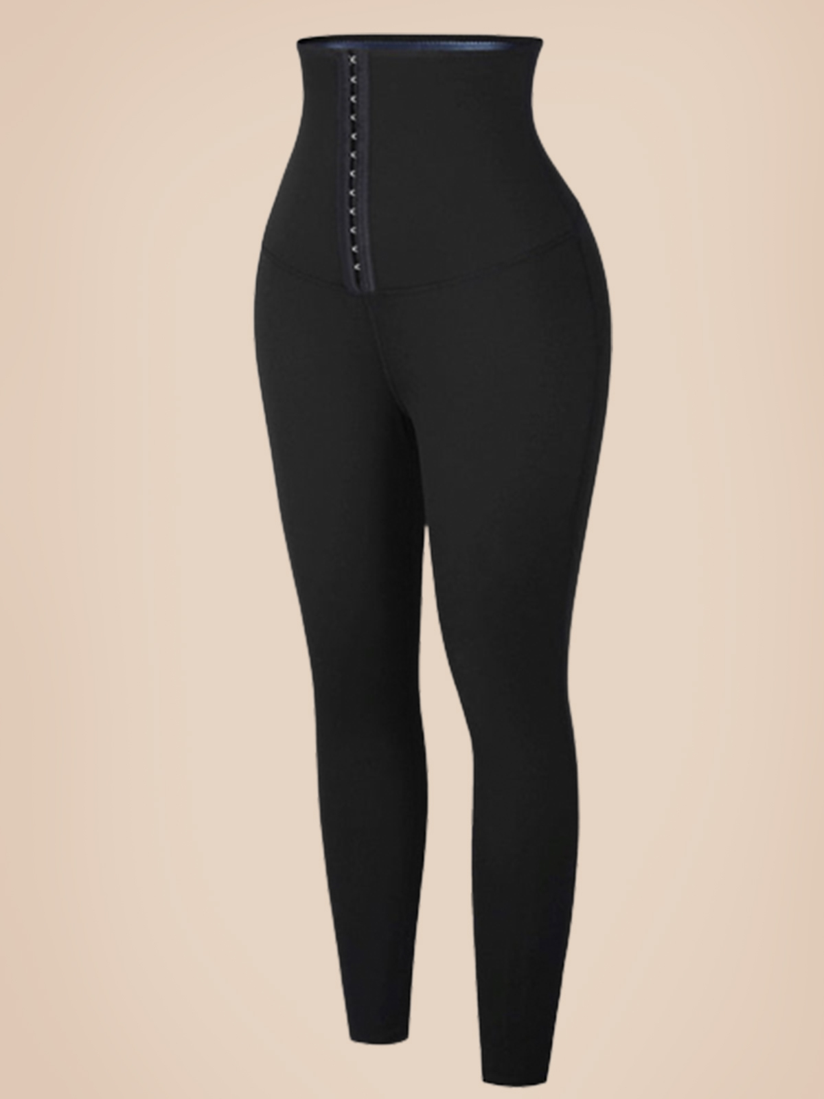 Leggings With Blue Neoprene Tummy Control