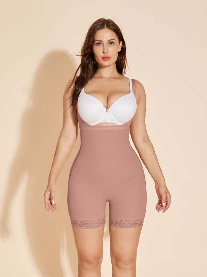 ChicCurve Women Open Bust Slimming Seamless Shapewear 