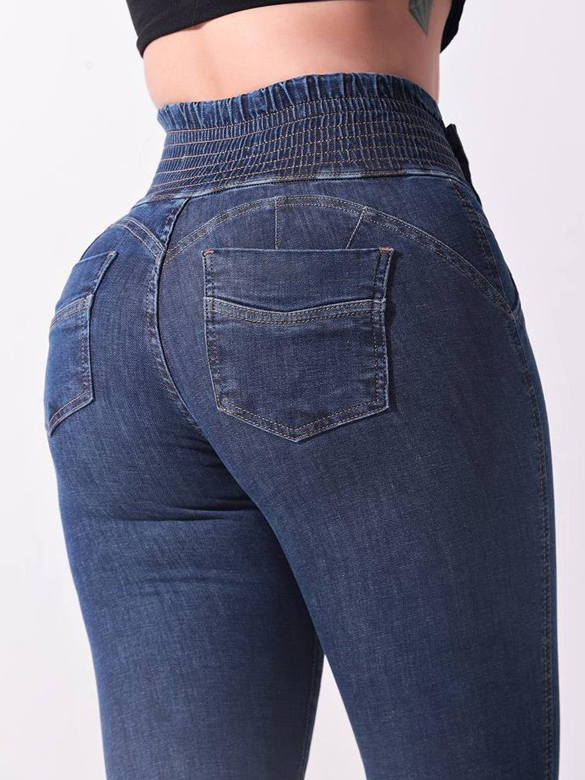 High-waisted Women Denim Leggings