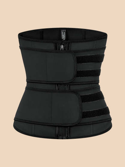 Corset Latex Buckle Waist Corset Belt Latex Rubber Straps Corset