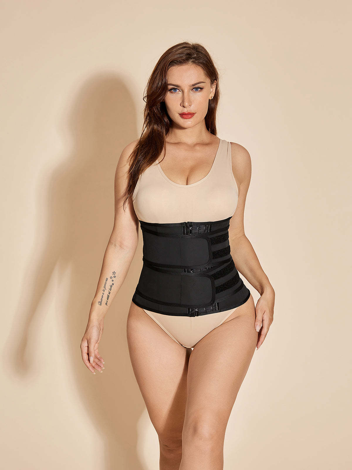 Velcro Waist Trainer Corset High Compression Tummy Wrap Belt