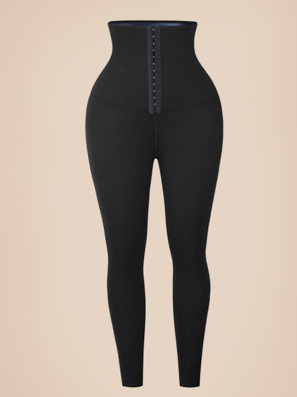 Leggings With Blue Neoprene Tummy Control