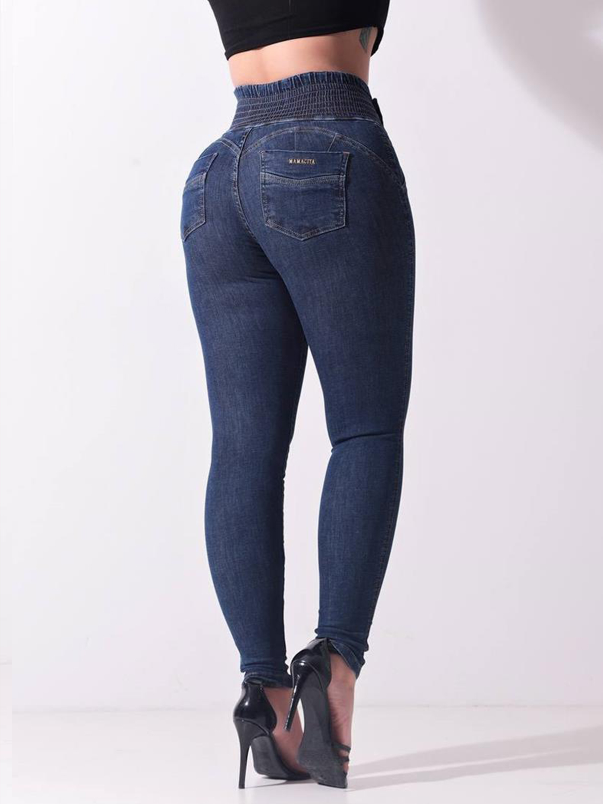 High-waisted Women Denim Leggings
