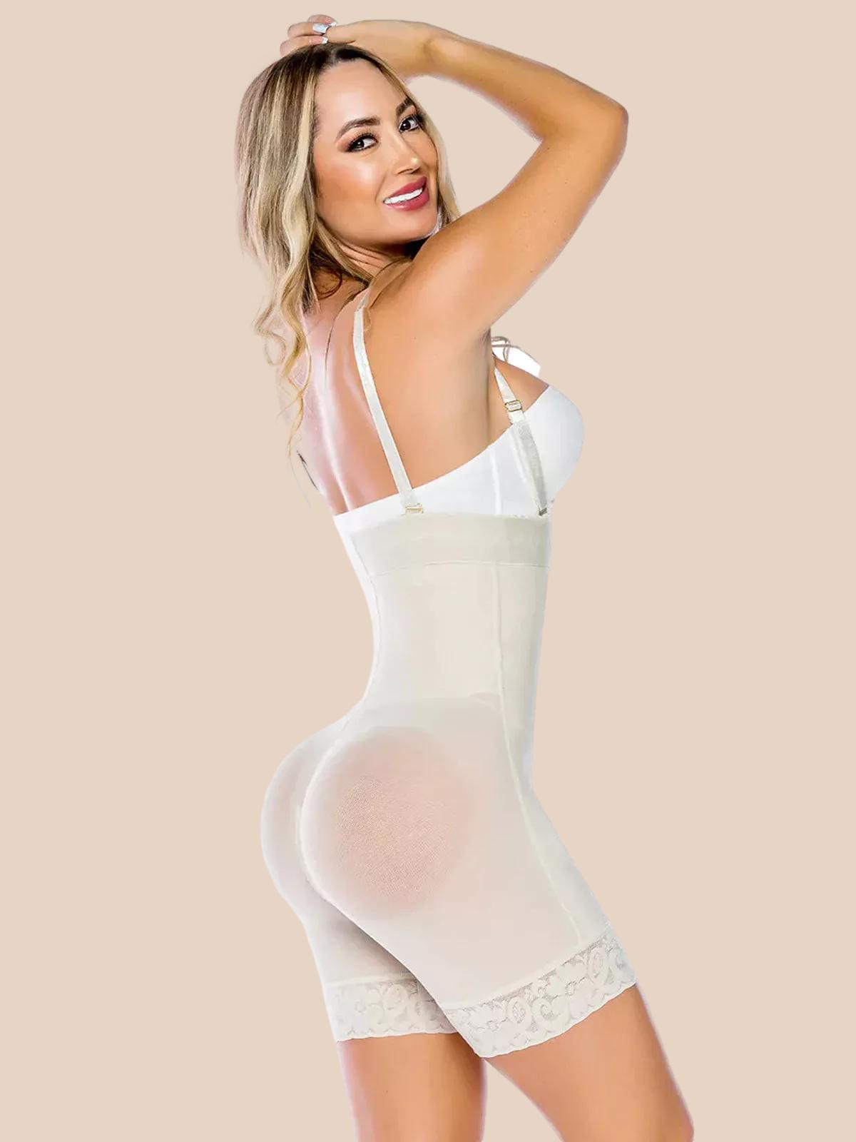 Colombian Reductive Girdle Body Shaper With Zipper For Women Tummy Control,  Zipper Closure, Flat Stomach, Full Shaping From Dartcloth, $21.49