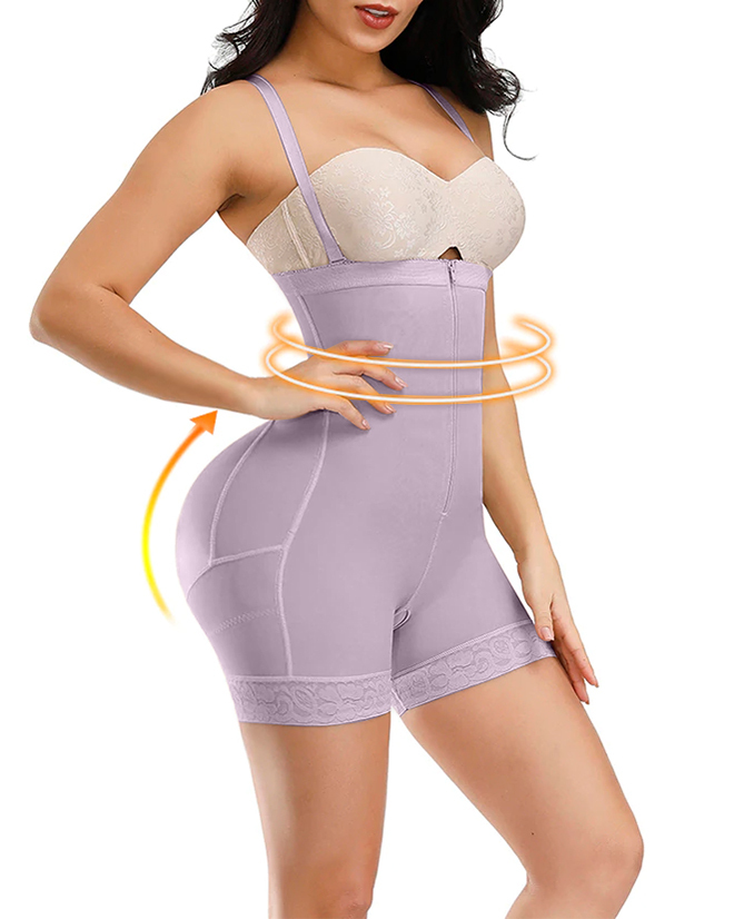 Extreme Tummy Control Shapewear Shorts with Zipper