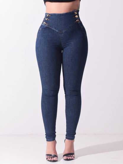 High-waisted Women Denim Leggings