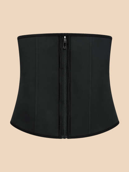 Corset Latex Buckle Waist Corset Belt Latex Rubber Straps Corset