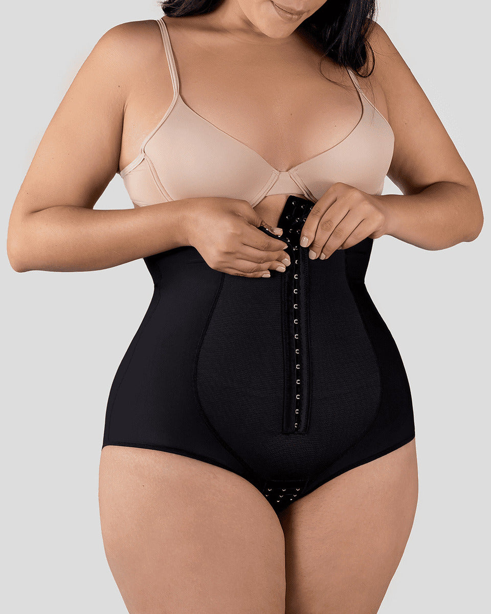 High Waist Tummy Control Shaping Pants with Hooks