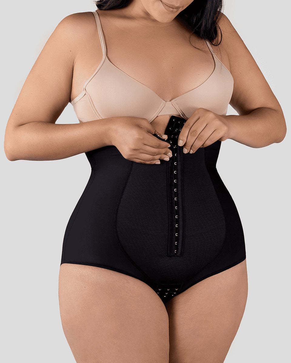 High Waist Tummy Control Shaping Pants with Hooks