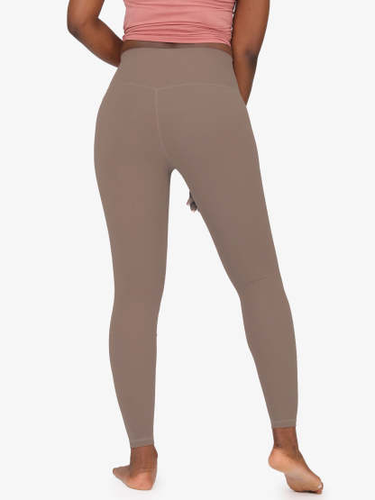 High Waist Nude Yoga Clothes Nine Points Sports Fitness Leggings