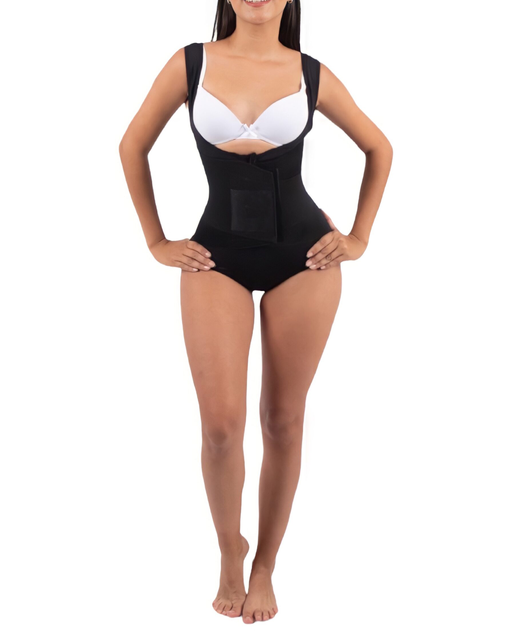 Tummy Control Shapewear Bodysuit with Belt