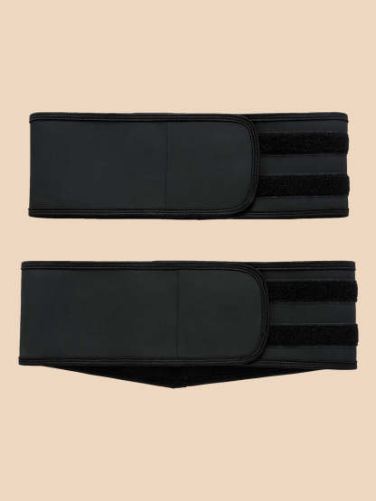 Corset Latex Buckle Waist Corset Belt Latex Rubber Straps Corset