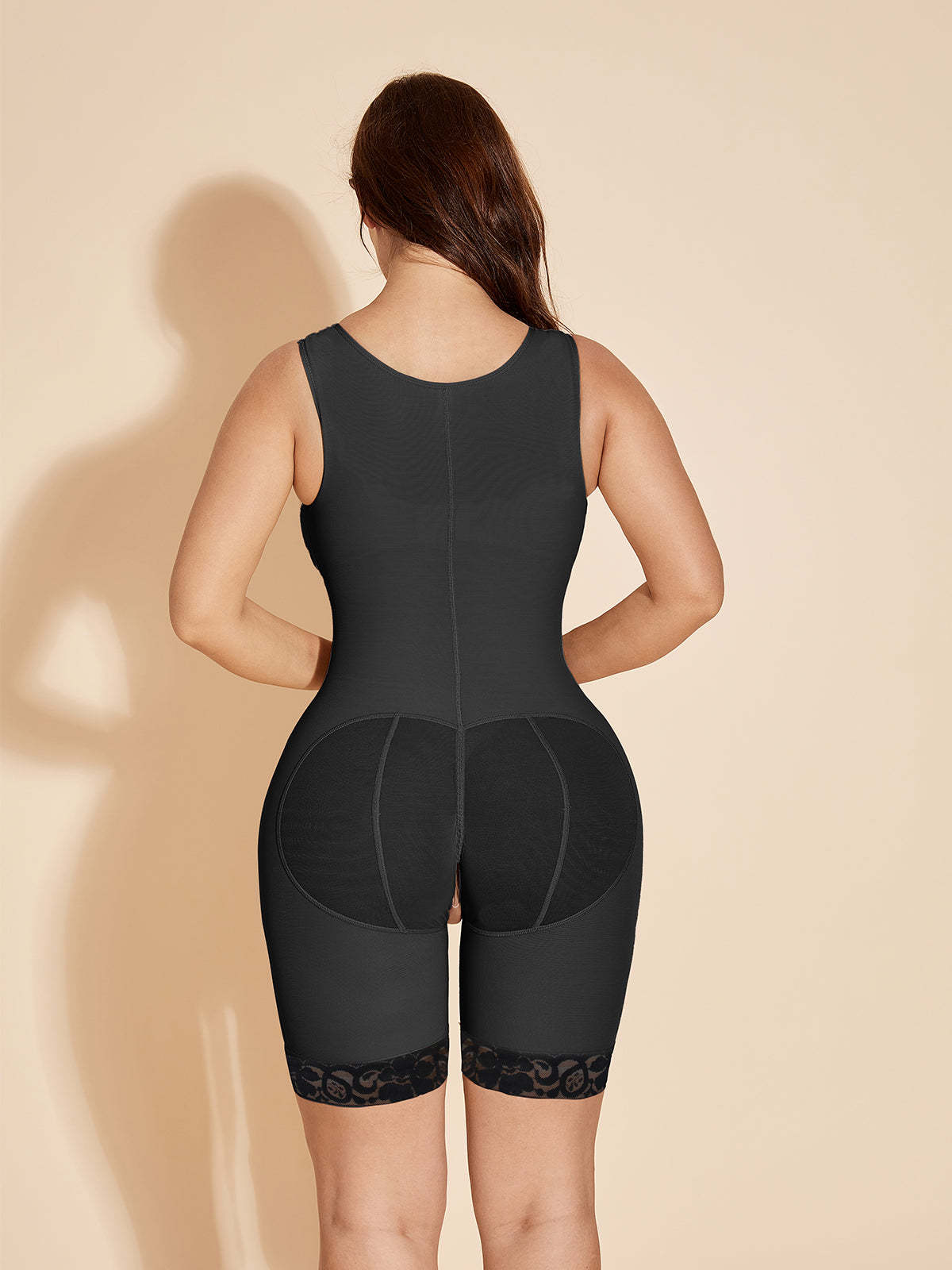 ChicCurve High Compression Garment Post-operative Shaping with Bra - Black