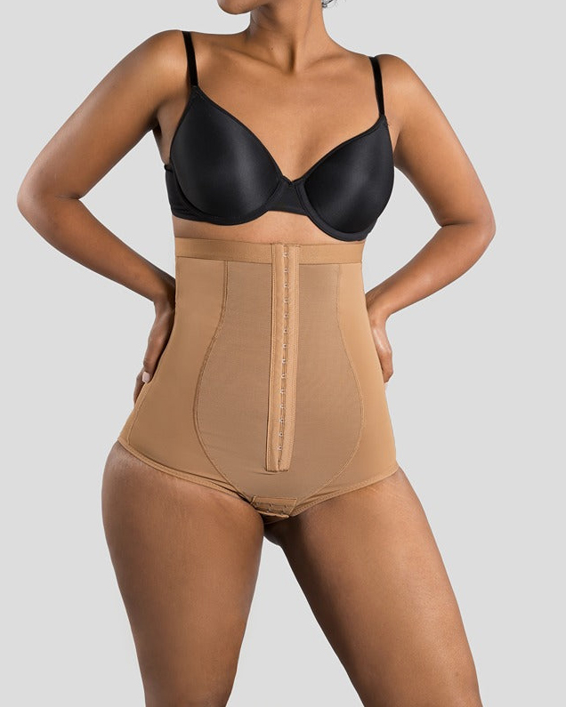 High Waist Tummy Control Shaping Pants with Hooks