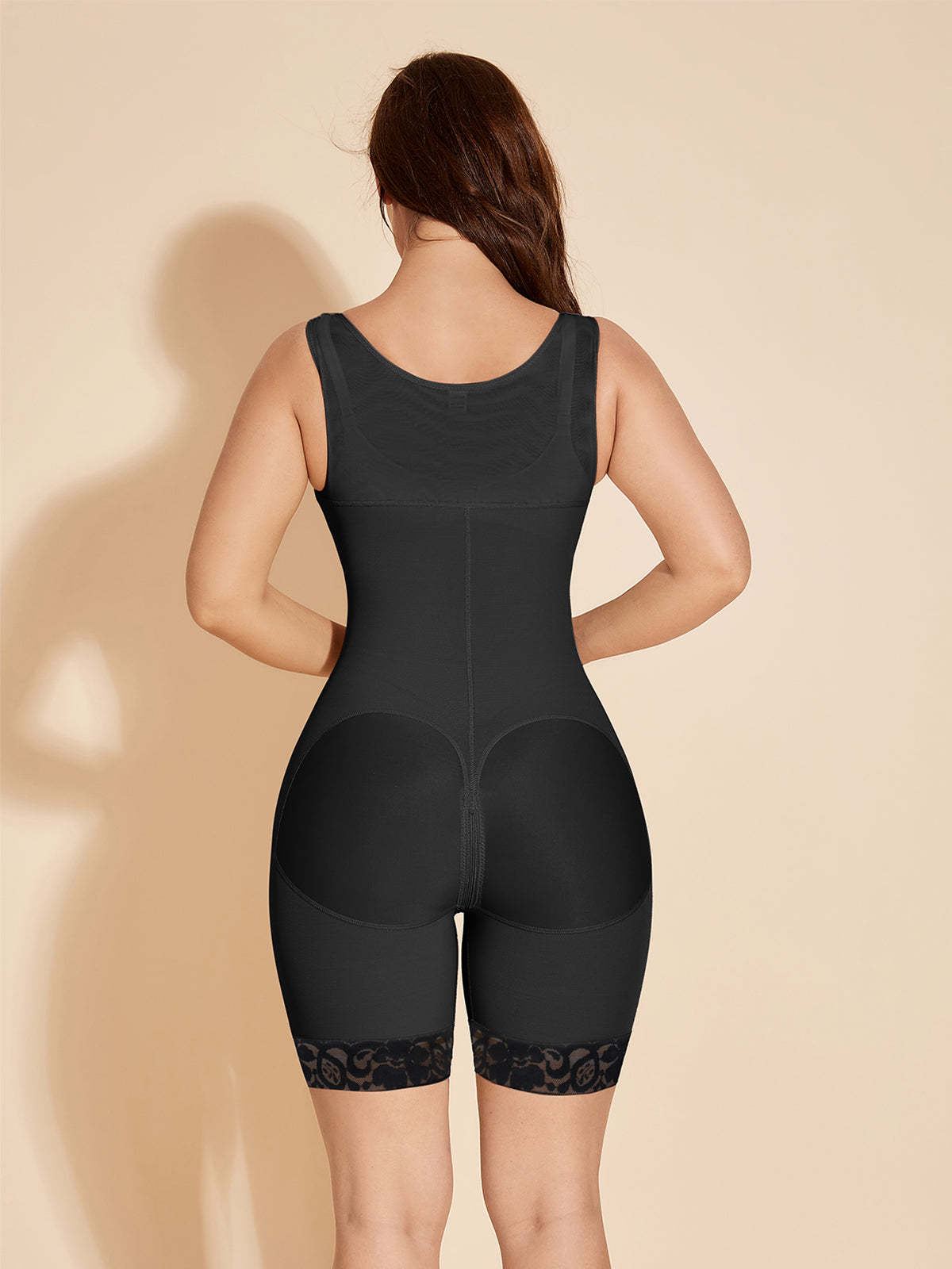 ChicCurve Postpartum Wrap Body Shaper with Hook-Eye - Black