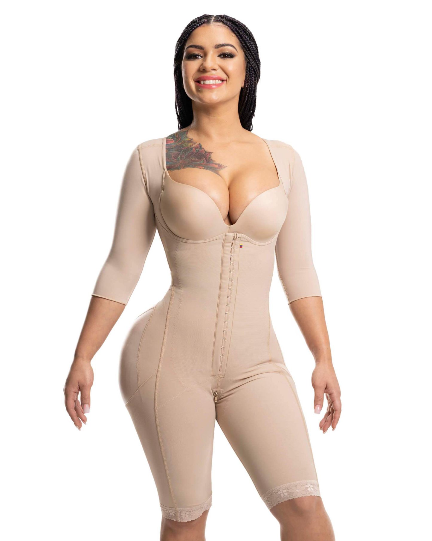 Faja With Sleeves & No Bra-ChicCurve