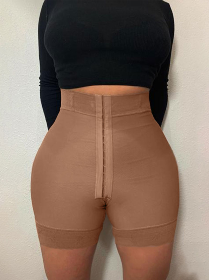  High Compression Garment (powernet) Butt Lifter 3 Hook Butt Lifting Shorts 