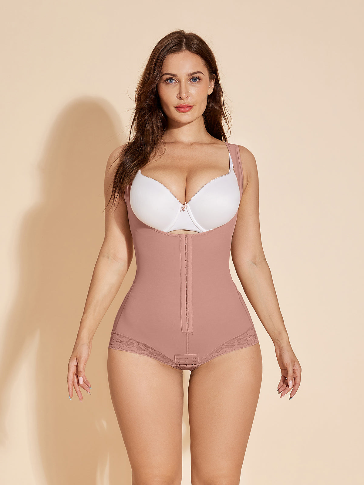  ChicCurve Body Shaper Butt Lifting Shapewear Short Hooks