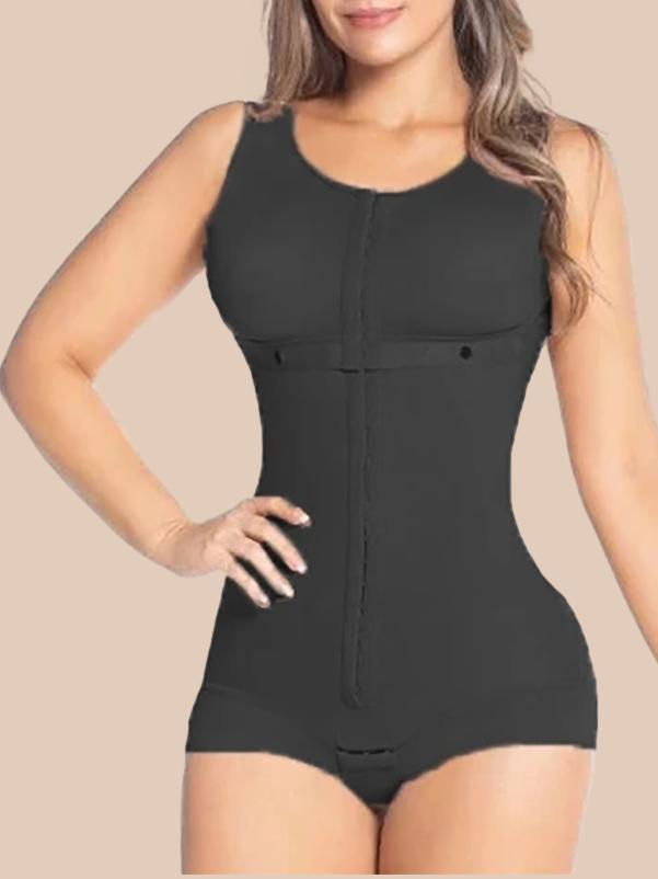 Shapewear For Women HOOK AND EYE CLOSURE Breast Support Tummy Control Triangle Bodysuit Bodyshaper