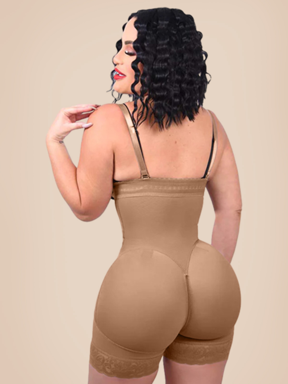 Shapewear for Women Tummy Control Body Shaper Butt Lifter Thigh Slimmer Faja Plus Size with Zipper Crotch