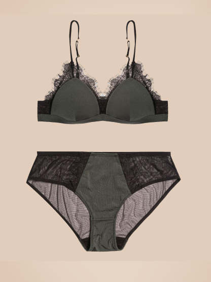 French Lingerie Sexy Lace Wireless Bra
