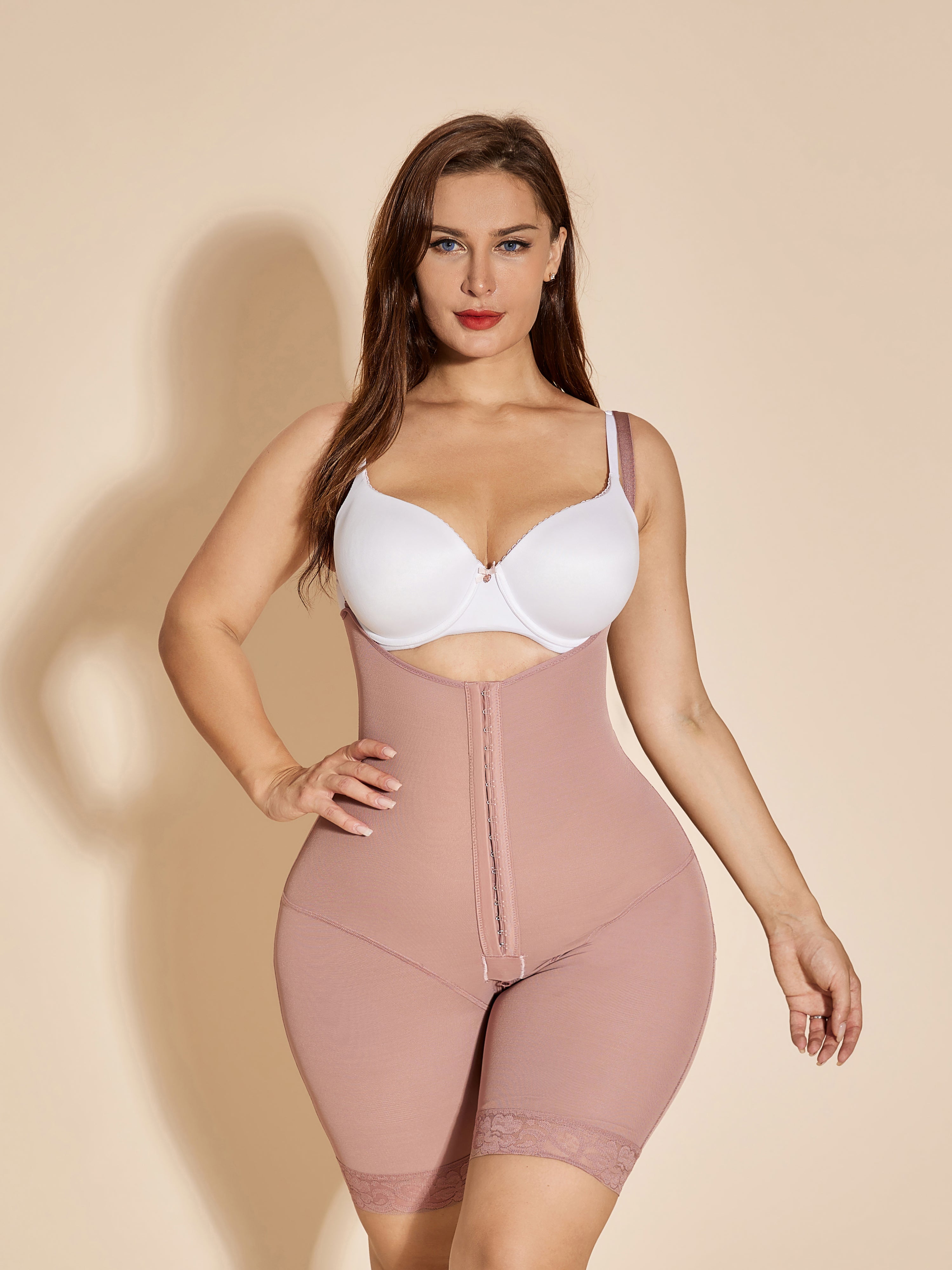 Fajas Colombianas Postpartum Girdle Body Shaper Belly Control Open Bust Shapewear