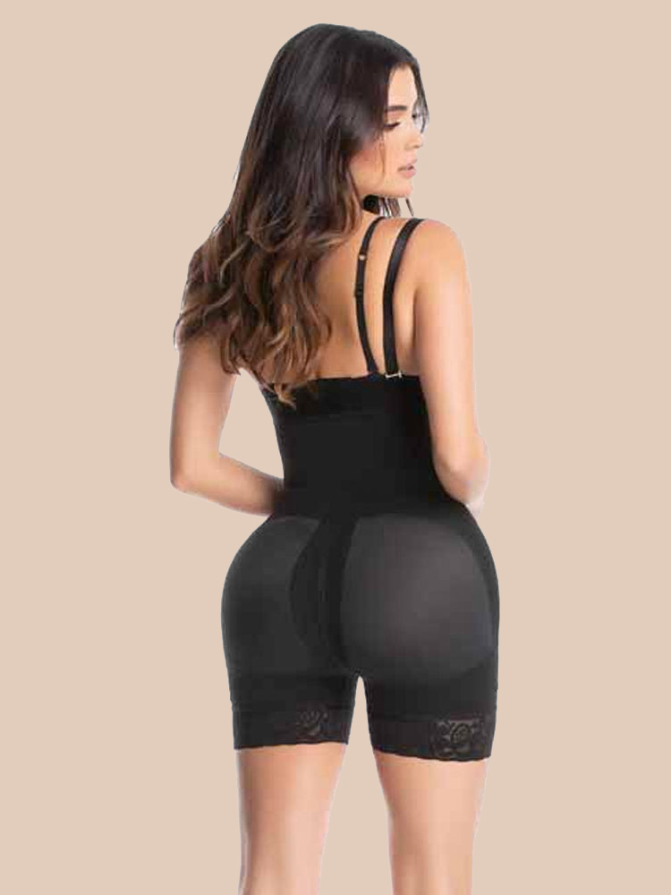 Women Postpartum Recovery Adjustable Shapewear Slimming Fajas Lace Body Shaper
