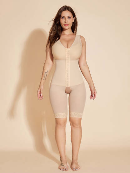 Body Slimmer Chest-Packed Shapewear for Women Post-operative Shaping - Tan