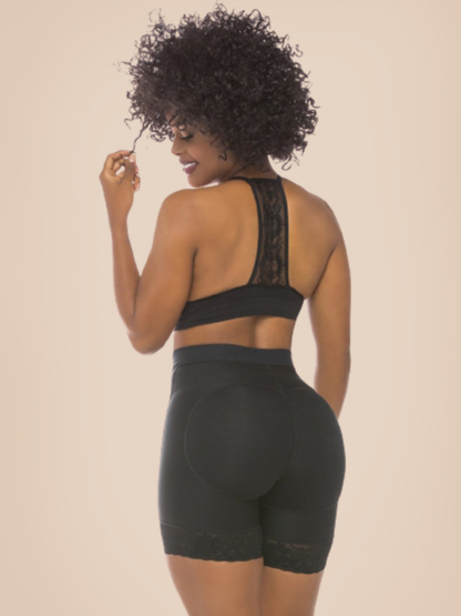 High Waist Women Hip Enhancer Underwear Lace Butt Lifter Shapewear Panties Shaper