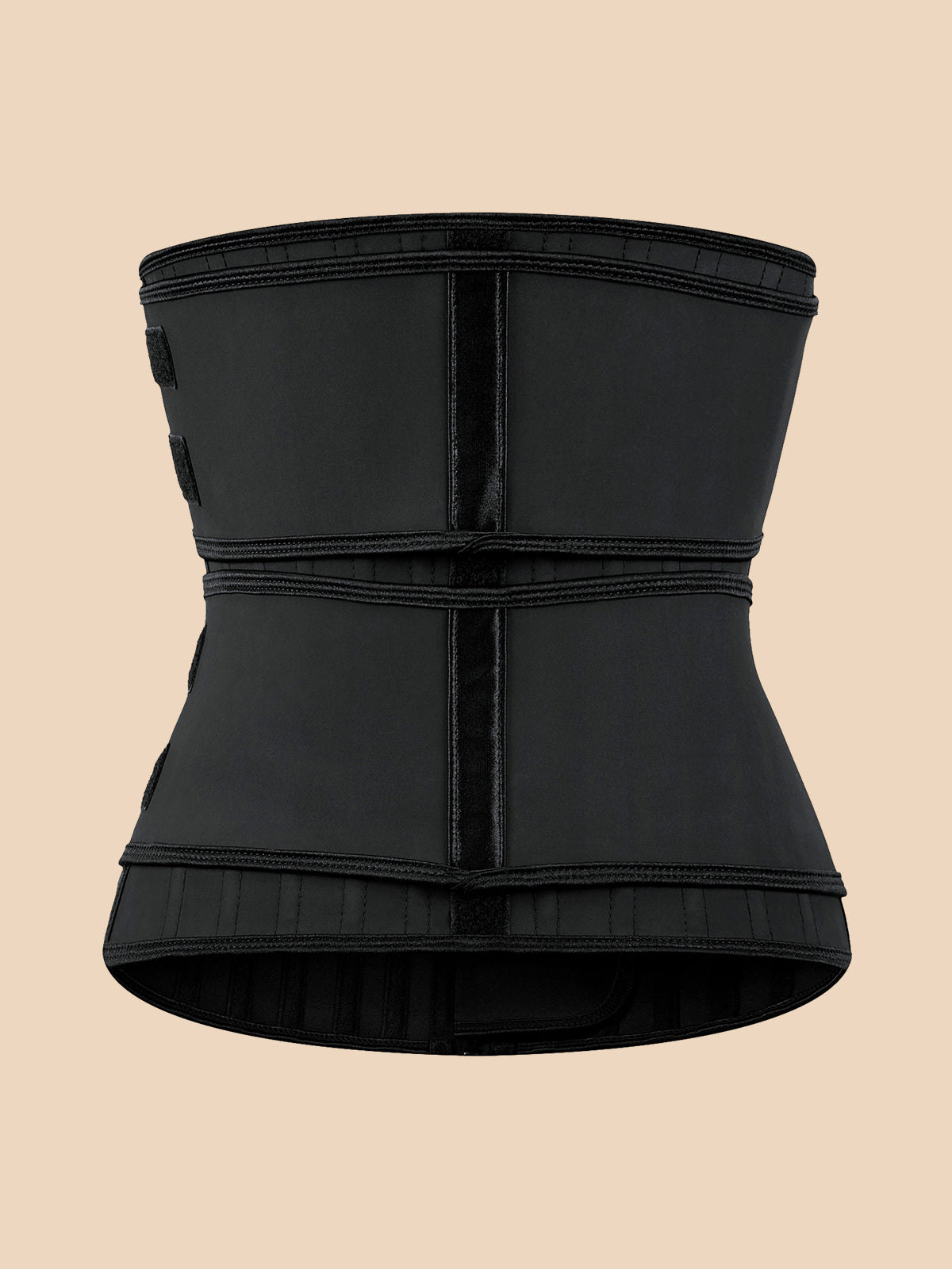 Corset Latex Buckle Waist Corset Belt Latex Rubber Straps Corset