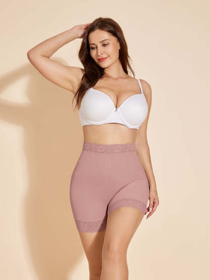 ChicCurve Seamless Women Booty Lifting Panties - RosyBrown