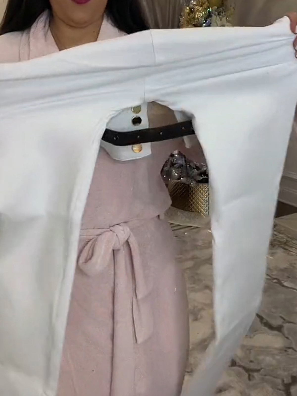 High Rise Curved Button Breasted Slimming Functional Skinny Jeans