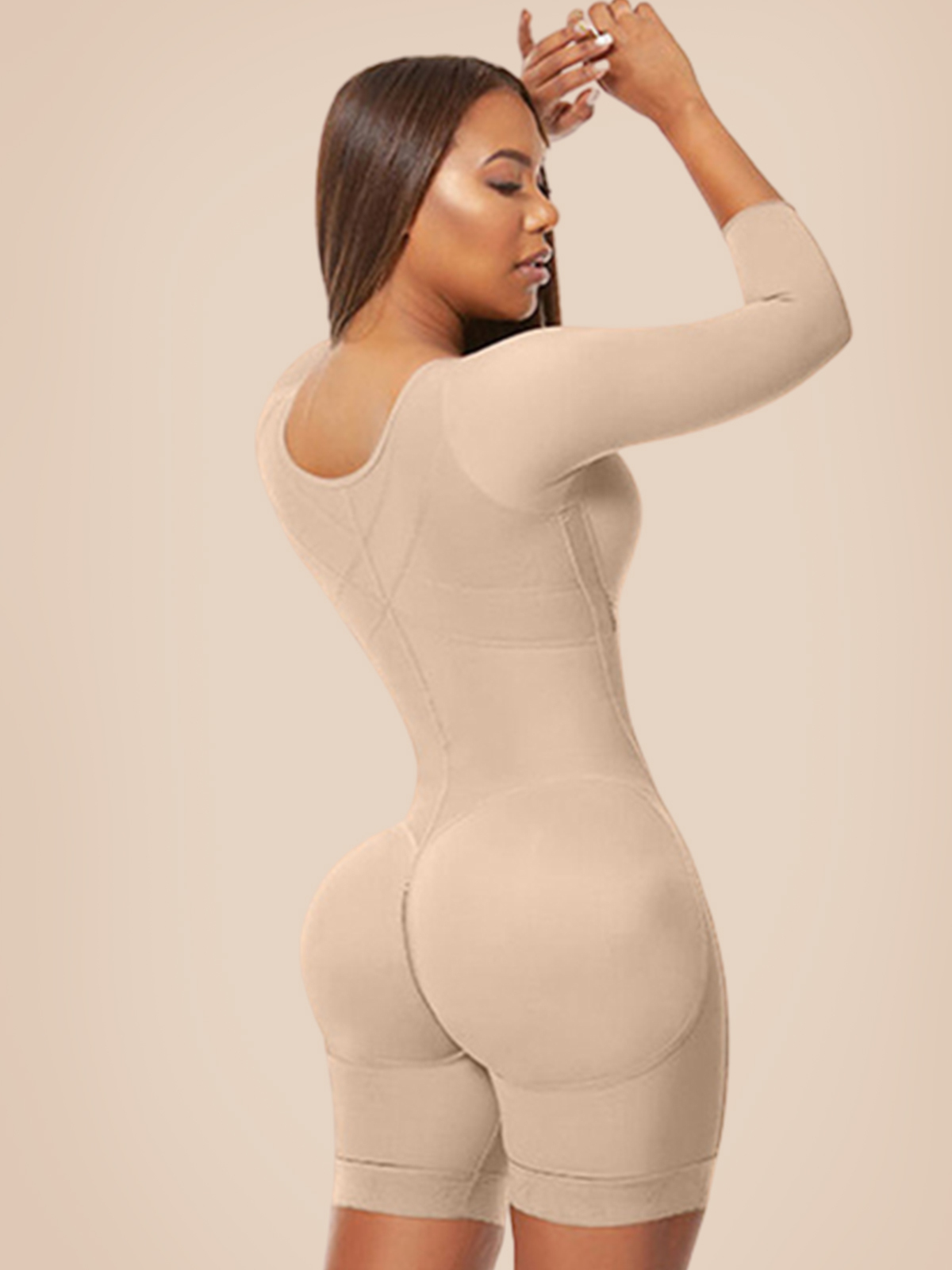 Full Body Shaping Bodysuits for Long Sleeve Compression Garments after Liposuction Postpartum Shapewear for Women