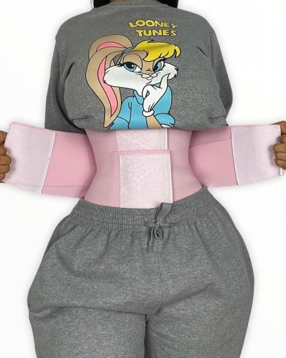 High Compression Velcro Waist Trainer Girdle Belt