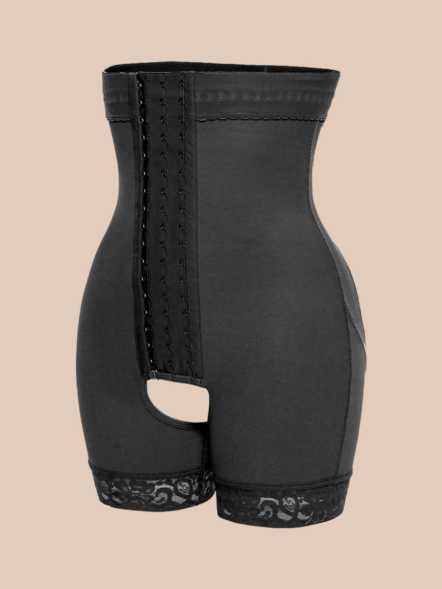 Women's Body Slimming Pants Waist Slimmer Shaper Postpartum Control Panties Open Bust Bodysuit