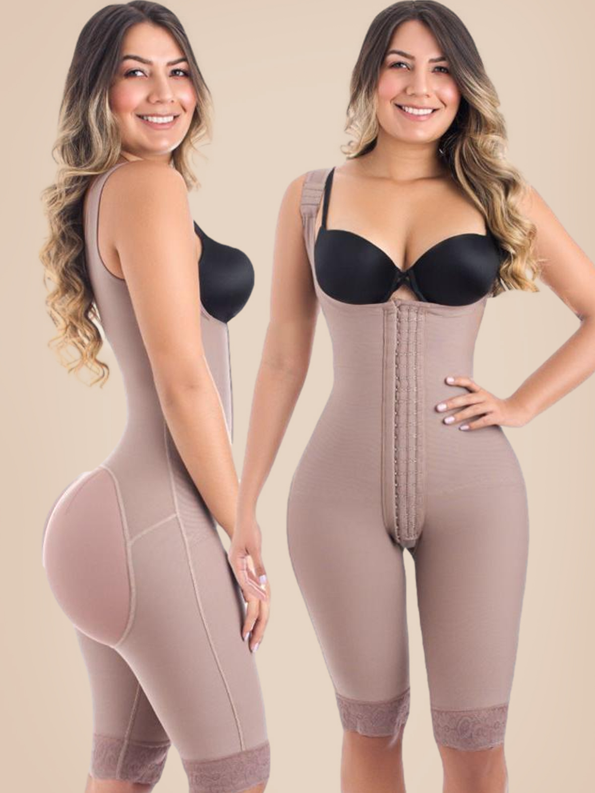 Mid Thigh Firm Compression Full Body Shaper