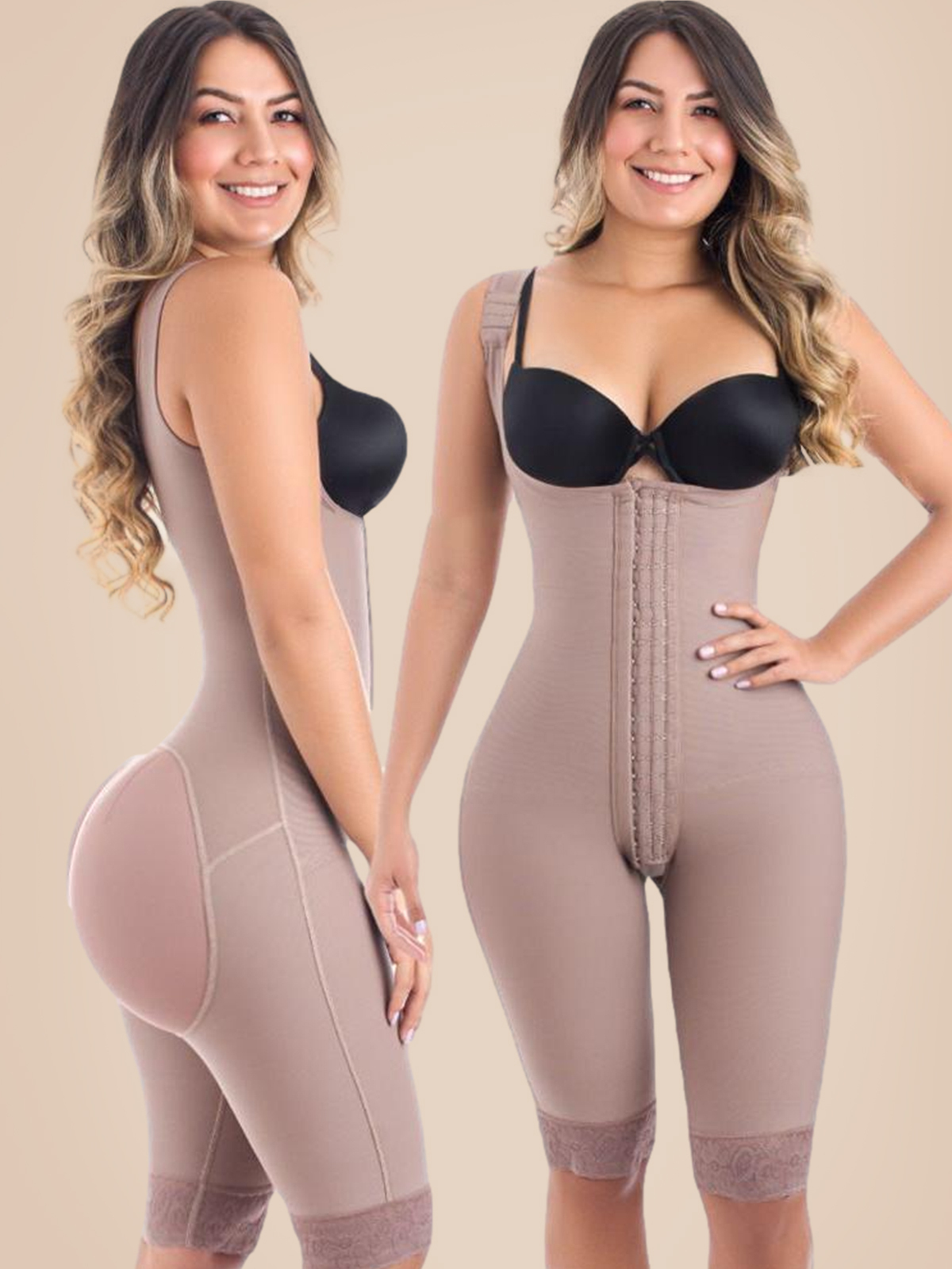 Mid Thigh Firm Compression Full Body Shaper
