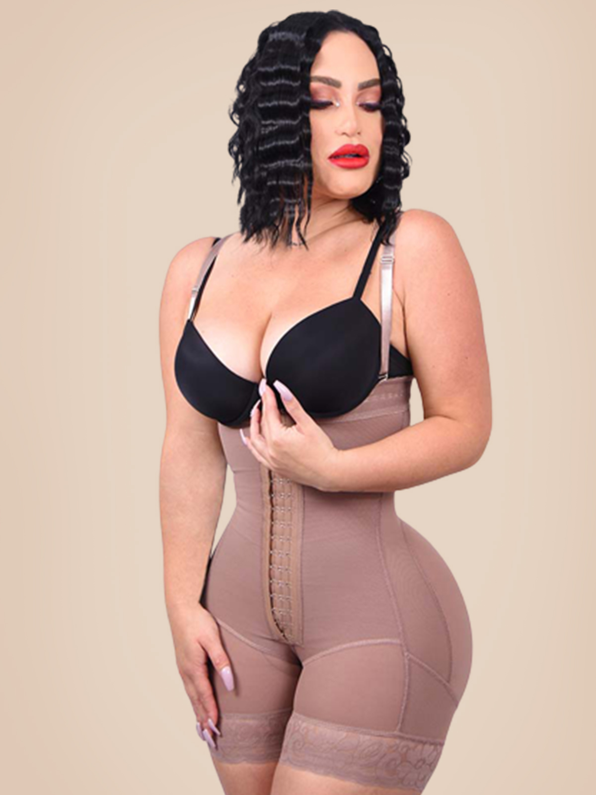 Shapewear for Women Tummy Control Body Shaper Butt Lifter Thigh Slimmer Faja Plus Size with Zipper Crotch