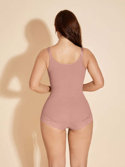 ChicCurve Body Shaper Tummy Control Butt Lifting Shapewear - Rosy Brown