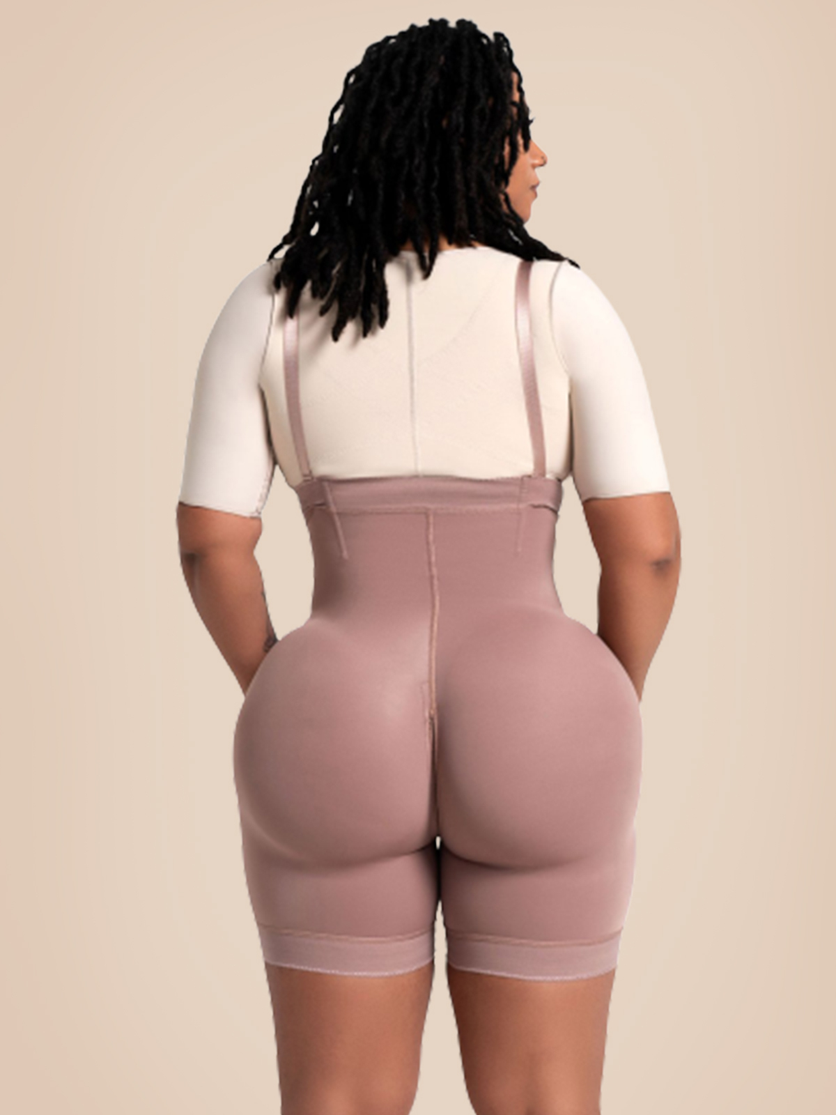 High Double Compression Garment Abdomen Control Hook And Eye Closure Tummy Control Adjustable Bodysu