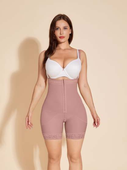 ChicCurve Women Shapewear Open Bust Tummy Control Bodysuit 