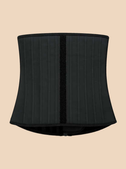 Corset Latex Buckle Waist Corset Belt Latex Rubber Straps Corset