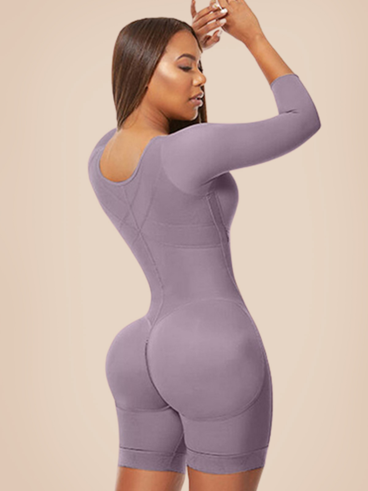 Full Body Shaping Bodysuits for Long Sleeve Compression Garments after Liposuction Postpartum Shapewear for Women